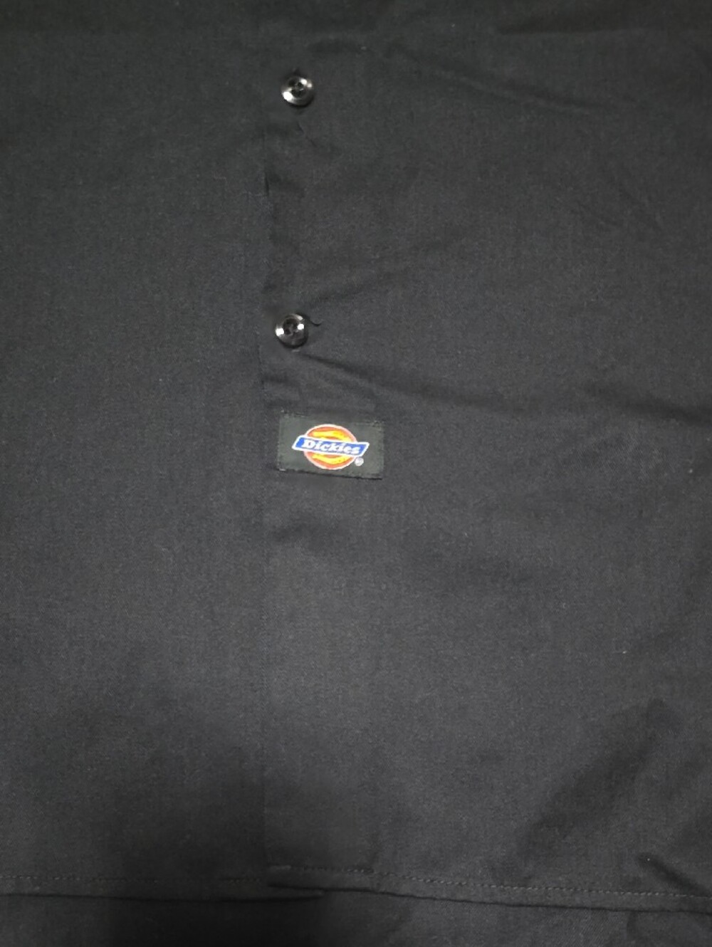 Dickies Black Short-Sleeve Button-Down Work Shirt - Picture 2 of 5